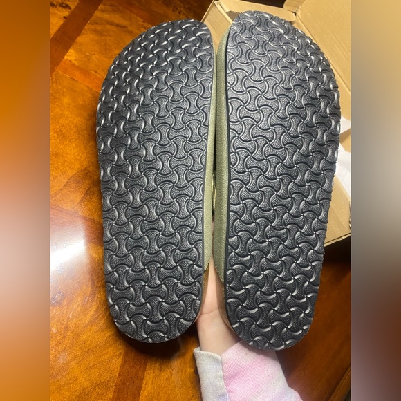 Dark Green Suede Clogs EU 41/ US 9 - Picture 9 of 10